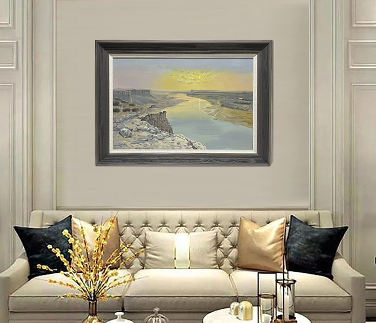 42in x 31in Landscape Paitning in Living Room