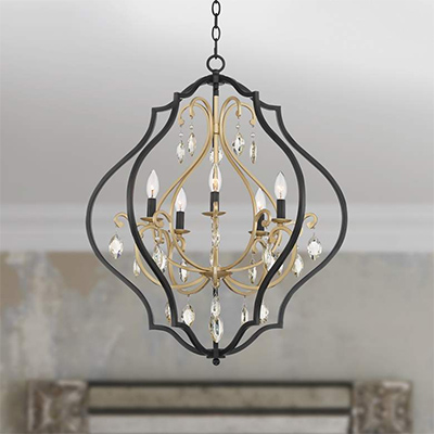 Ceiling Light - Possini Euro Clara 26 1/2in Five-light Chandelier