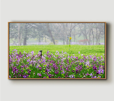 Spring- Framed Wall Art Size 40inx24in