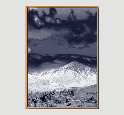 Mountain A Framed Wall Art Size 20in x 29in 