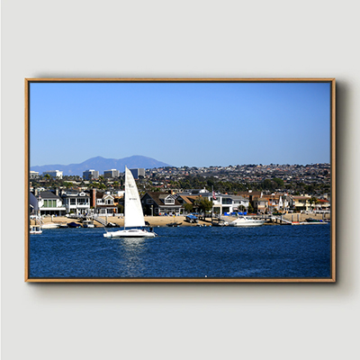 Beach City - Framed Wall Art Size 36in x24in