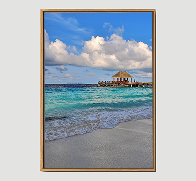 Maldives B - Frame Wall Art Size 20in x 29in