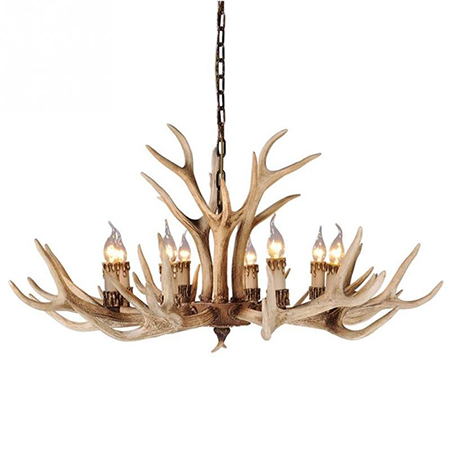 8-Light Antler Chandelier